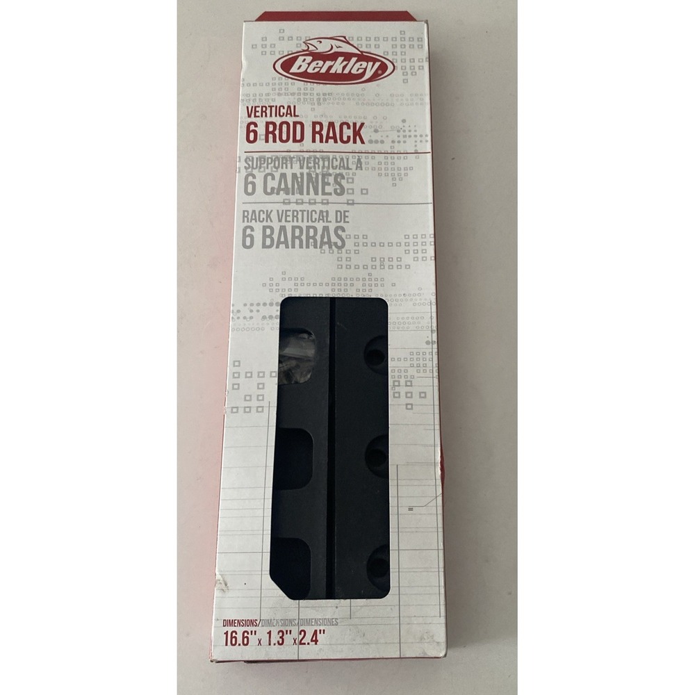 Berkley Vertical Fishing Rod Rack Holder  Storage System Fishing 1546009